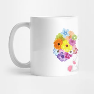 Flowers Elephant Mug